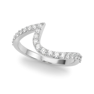  Aery Lab-Created Diamond Shaped Women's Wedding Ring