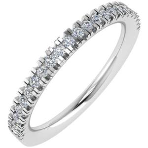 Ebonie Lab-Created Round cut Prong  Diamond Ring