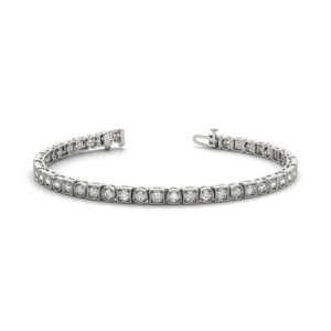 Prunella Natural 4 Prong Diamond Tennis Bracelet