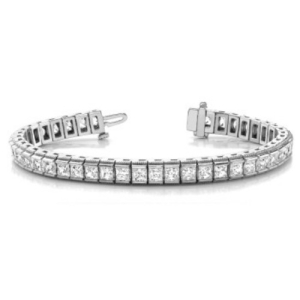 Pearle Natural Diamond Channel  Bracelet