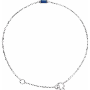 Tullia Blue Sapphire Silver  Bracelet