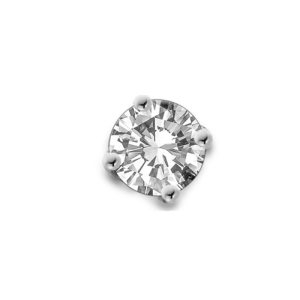 Ghia 0.15 - 1.50 Carat Natural Round cut 4 Prong Set  Men's Diamond Earrings