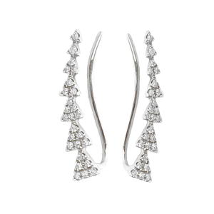 Ariana 0.40 Carat Natural Round cut  Diamond Earrings