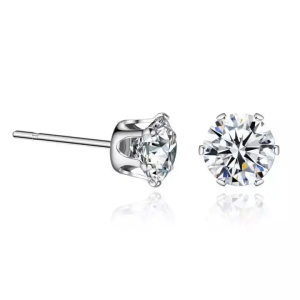 Jazmyn Lab-Created 6 Prong Studs Diamond Earrings
