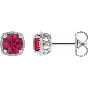 Heilewisa Natural Ruby 4 Prong Set 