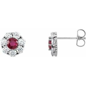 Hedde 2.02 Carat Natural Ruby Round cut 6 Prong 