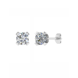 Jamia Lab-Created 4 Prong Studs Diamond Earrings
