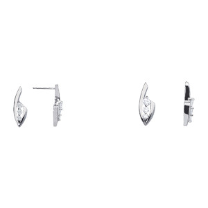  Fiera Natural Platinum Diamond Designer Earrings