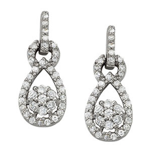 Eirini Natural Diamond Drop Earrings