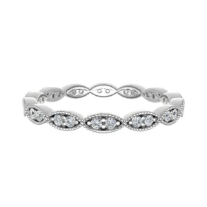 Emogene Lab-Created Rose Gold Prong  Diamond Ring