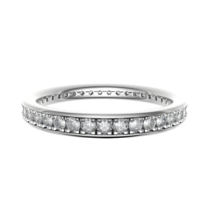 Elysa Lab-Created Rose Gold Prong  Diamond Ring
