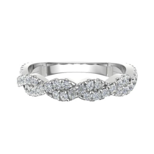 Ellaine 0.40 Carat Natural Round cut Prong  Diamond Ring