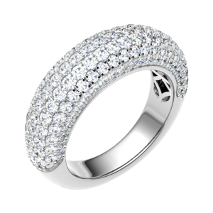 Elvyne Natural Round cut Prong  Diamond Ring