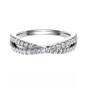 Erla 0.40 Carat Natural Round cut Prong  Diamond Ring