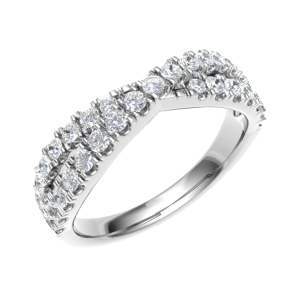 Eleanor 0.50 Carat Natural Round cut Prong  Diamond Ring