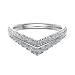 Evonne 0.40 Carat Natural Round cut Prong  Diamond Ring