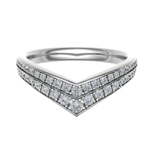 Evienne 0.40 Carat Natural Round cut Prong  Diamond Ring