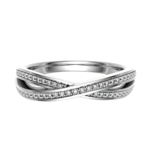Elza Natural Round cut Prong  Diamond Ring