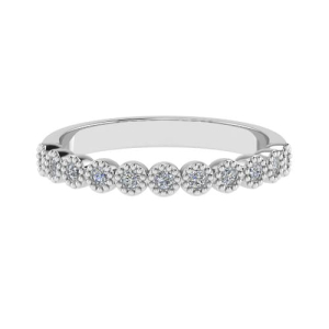 Ellysia Lab-Created Round cut Prong  Diamond Ring
