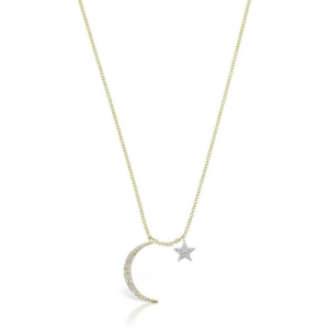 Vishali 0.11 Carat Natural Diamond Round cut Pave Set  Chain Necklace