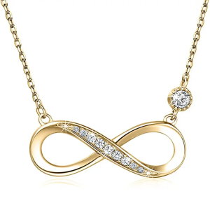 Virani Lab-Created Diamond Yellow Gold Pave Set Chain Necklace