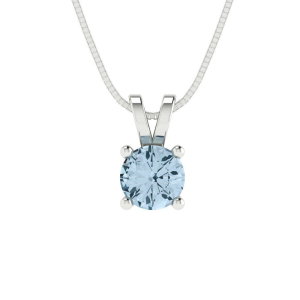 Quanita Rose Gold 4 Prong  Necklace