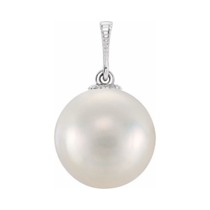 Valorie Platinum Pearl Gemstone Necklace
