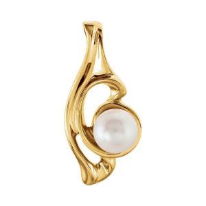 Vaishnavi Rose Gold Semi Bezel Pearl Gemstone Necklace