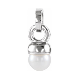 Vibha Platinum Pearl Gemstone Necklace