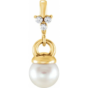 Thyra Platinum Pearl Gemstone Necklace