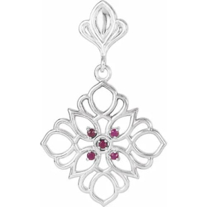 Patralekha Lab Grown Ruby Prong Set  Necklace