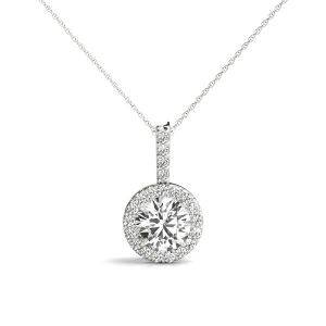 Trine Lab-Created Diamond 4 Prong 
