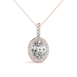 Tamura Lab-Created Diamond Rose Gold 4 Prong 