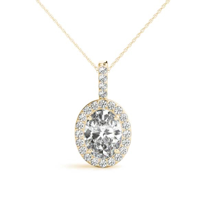 Tamura Lab-Created Diamond Yellow Gold 4 Prong 