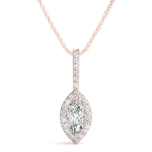 Tyrrell Natural Diamond Rose Gold 2 Prong 