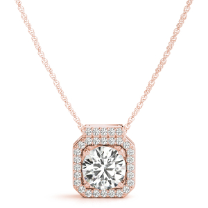 Tela Natural Diamond Rose Gold 4 Prong 