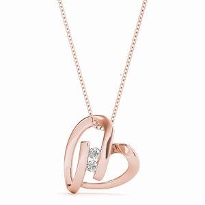 Valencia Lab-Created Diamond Rose Gold Channel Set 