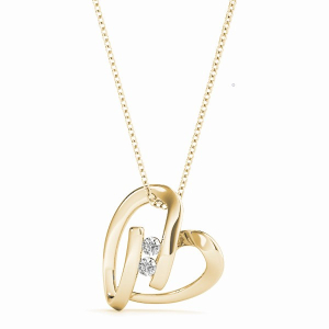 Valencia Lab-Created Diamond Yellow Gold Channel Set 