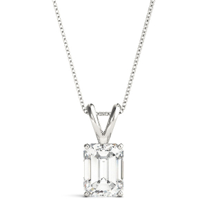Brikya Natural Diamond 4 Prong  Necklace