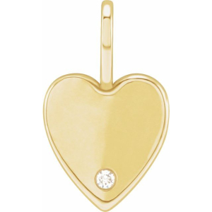 Pranali Natural Diamond Yellow Gold Bezel Set Solitaire Pendant Necklace