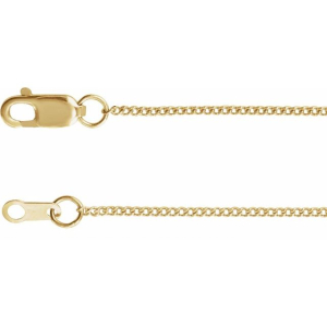 Magdalin Yellow Gold Chain Necklace