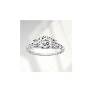 Dairrica Lab-Created 4 Prong 3 Stone Diamond Ring