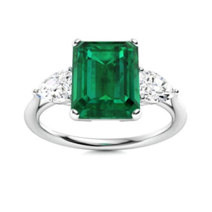 Bexley 0.75 Carat Emerald cut  Diamond Ring
