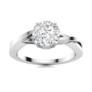 Drueta 0.10 - 0.20 Carat Lab-Created Round cut 4 Prong  Promise Diamond Ring