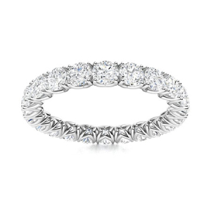 Eadrea Lab-Created Prong  Diamond Ring