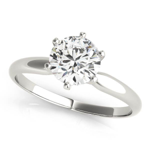 Blakeney Lab-Created Diamond Round cut 6 Prong  Classic Solitaire Engagement Ring