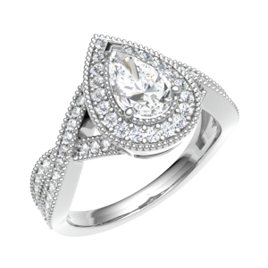 Mercy Lab-Created 4 Prong Cluster Diamond Ring