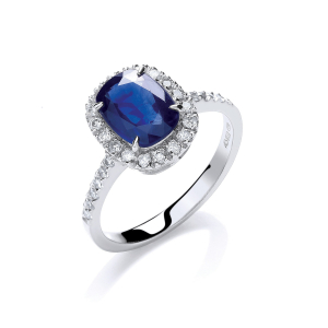 Addileigh 2.00 Carat Blue Sapphire Cushion cut 