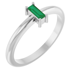Yumi Emerald  Diamond Ring