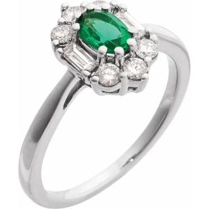 Yeva Emerald Rose Gold 